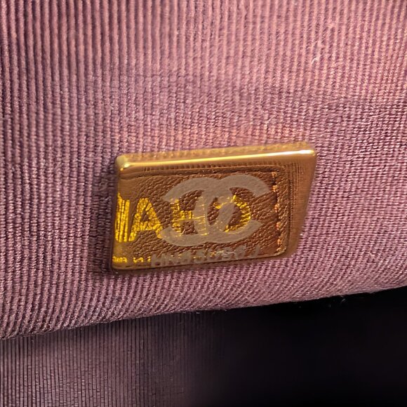 Chanel Bordeaux (Burgundy) Quilted Lambskin Bijoux Logo Chain Square Flap Bag - Picture 14 of 16